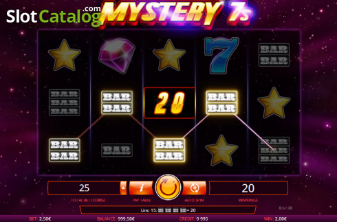 Οθόνη 3. Mystery 7s (iSoftBet) Κουλοχέρης