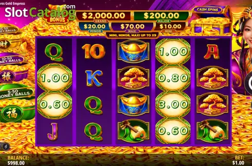 Οθόνη2. Magic Treasures Gold Empress Κουλοχέρης 