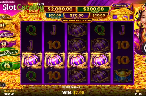 Οθόνη3. Magic Treasures Gold Empress Κουλοχέρης 