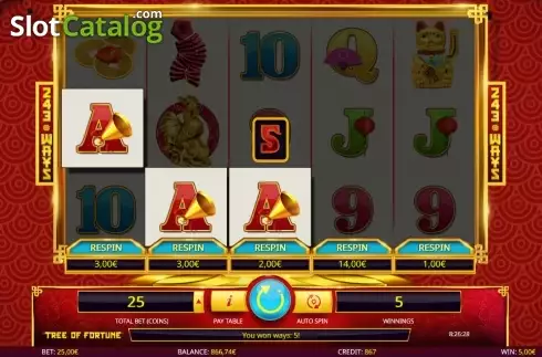 Οθόνη4. Tree of Fortune (iSoftBet) Κουλοχέρης 