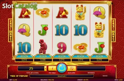 Οθόνη3. Tree of Fortune (iSoftBet) Κουλοχέρης 