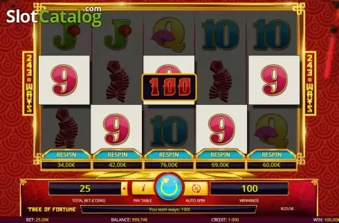 Οθόνη5. Tree of Fortune (iSoftBet) Κουλοχέρης 