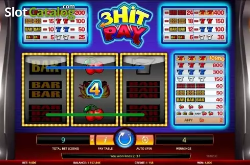 Οθόνη4. 3 Hit Pay (New) Κουλοχέρης 