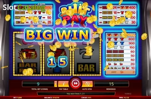 Οθόνη5. 3 Hit Pay (New) Κουλοχέρης 