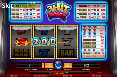 Οθόνη6. 3 Hit Pay (New) Κουλοχέρης 