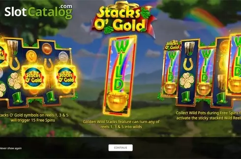 Οθόνη2. Stacks O'Gold Κουλοχέρης 