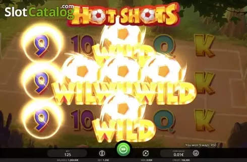 Οθόνη3. Hot Shots Κουλοχέρης 