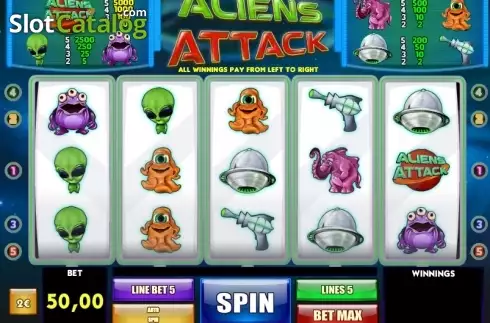Aliens Attack Λογότυπο Aliens Attack Λογότυπο