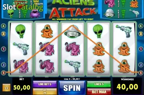 Οθόνη6. Aliens Attack Κουλοχέρης