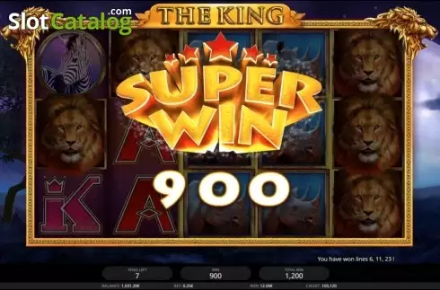 Οθόνη4. The King (iSoftBet) Κουλοχέρης 