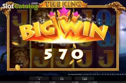 Οθόνη5. The King (iSoftBet) Κουλοχέρης 