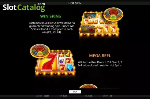 Οθόνη6. Hot Spin (iSoftBet) Κουλοχέρης