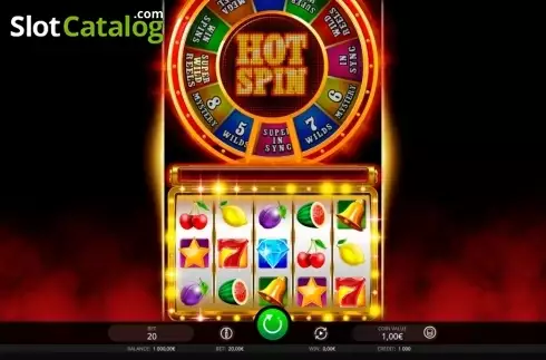 Οθόνη9. Hot Spin (iSoftBet) Κουλοχέρης