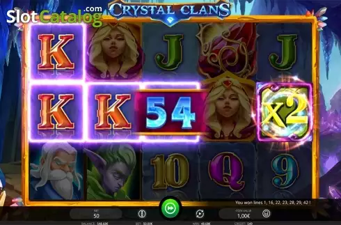 Οθόνη6. Crystal Clans Κουλοχέρης