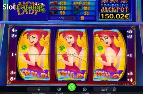 Οθόνη2. Lucky Lady Κουλοχέρης 