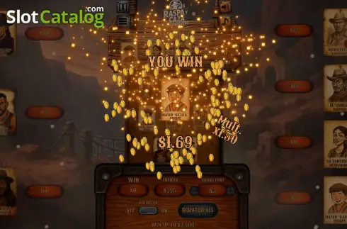 Οθόνη3. Raspa y Caza Recompensas Κουλοχέρης