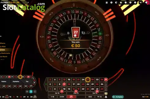 Οθόνη3. Gravity Auto Roulette Κουλοχέρης 