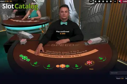 Οθόνη2. Speed Blackjack (Iconic21) Κουλοχέρης 
