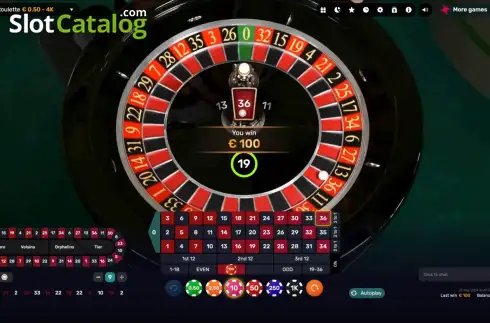 Οθόνη3. Live Roulette (Iconic21) Κουλοχέρης 