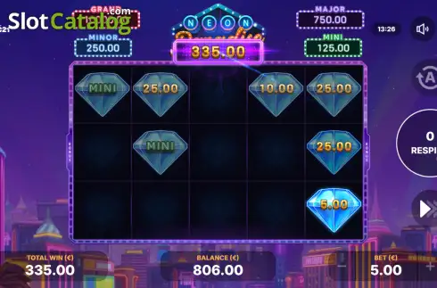 Οθόνη3. Neon Paradise: Hold and Win Κουλοχέρης 
