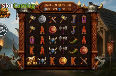 Οθόνη2. Vikings Wild Feast Κουλοχέρης 