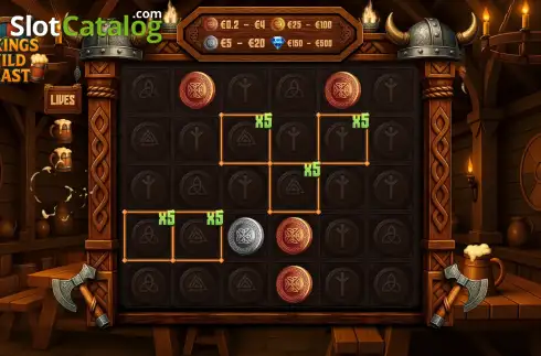 Οθόνη3. Vikings Wild Feast Κουλοχέρης 