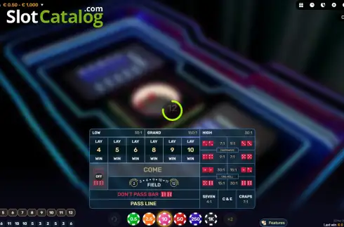 Οθόνη2. Bubble Craps Κουλοχέρης 