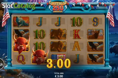 Οθόνη3. Buffalo 250 Anniversary Κουλοχέρης 