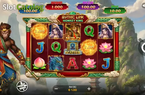 Οθόνη2. Mythic Link Monkey King Κουλοχέρης 