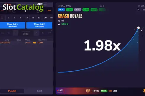 Οθόνη2. Crash Royale Κουλοχέρης