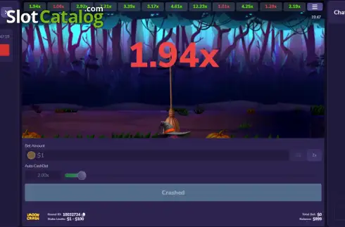 Οθόνη3. Crash Witch Κουλοχέρης