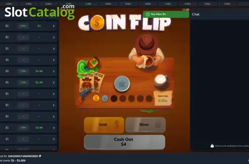 Οθόνη3. Coin Flip (iMoon) Κουλοχέρης 