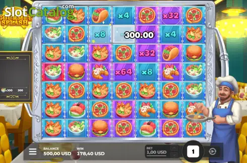 Οθόνη3. Gourmet Splash Κουλοχέρης