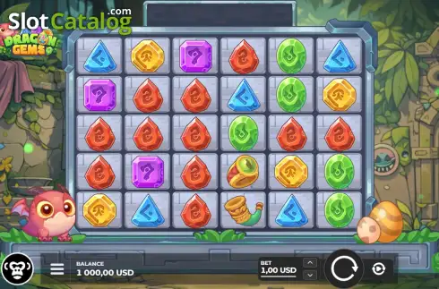 Οθόνη2. Dragon Gems (Incredible Games) Κουλοχέρης 