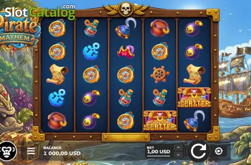 Οθόνη2. Pirate Mayhem Κουλοχέρης