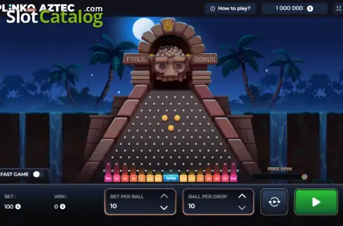 Οθόνη2. Plinko Aztec 1000 Κουλοχέρης 