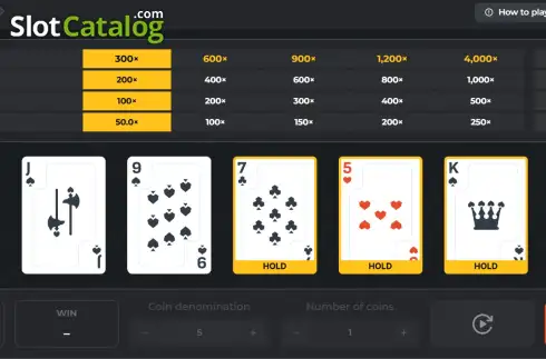 Οθόνη2. Joker Poker (InOut Games) Κουλοχέρης