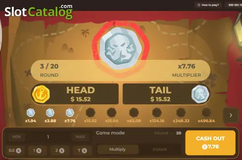 Οθόνη5. CoinFlip (InOut Games) Κουλοχέρης