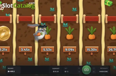 Οθόνη3. Rabbit Road Κουλοχέρης