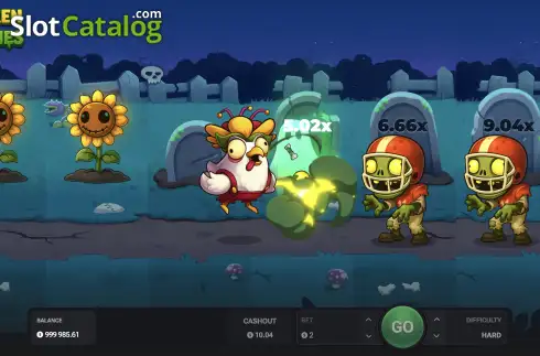 Οθόνη3. Chicken vs Zombies Κουλοχέρης