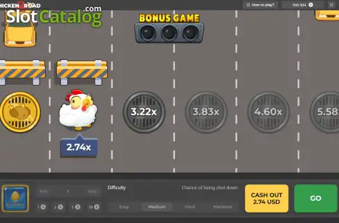 Οθόνη2. Chicken Road 2 Bonus Κουλοχέρης
