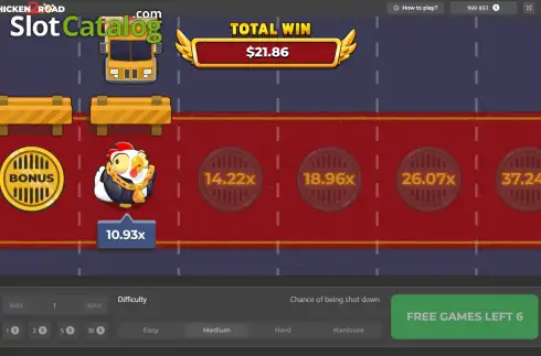 Οθόνη3. Chicken Road 2 Bonus Κουλοχέρης