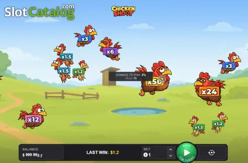 Οθόνη3. Chicken Shoot Κουλοχέρης