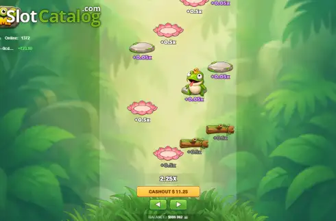 Οθόνη3. Frog Jump Κουλοχέρης
