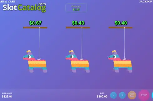 Οθόνη3. Smash & Cash (Jackpop Gaming) Κουλοχέρης