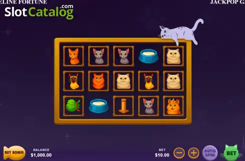Οθόνη2. Feline Fortune Κουλοχέρης