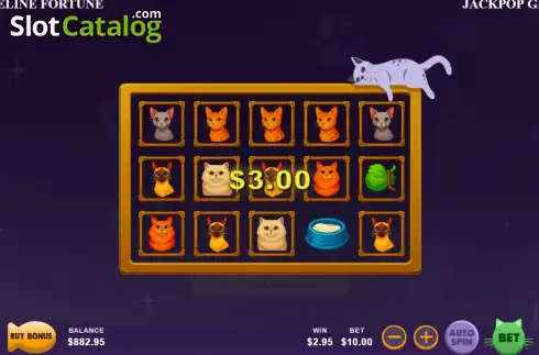Οθόνη3. Feline Fortune Κουλοχέρης