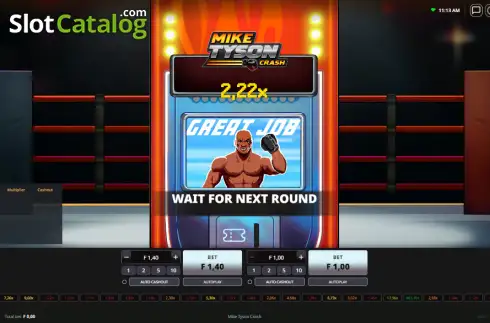 Οθόνη2. Mike Tyson Crash Κουλοχέρης