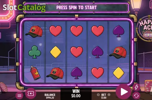 Οθόνη2. Happy Ace Κουλοχέρης