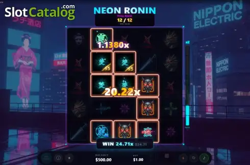 Οθόνη3. Neon Ronin Κουλοχέρης